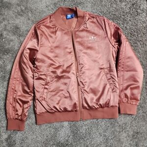 adidas Copper Satin Bomber Jacket